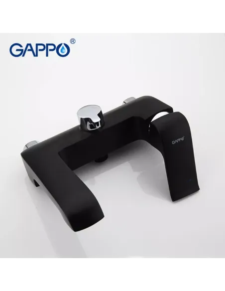 Змішувач для ванни Gappo G3250, чорний, з душовим набором