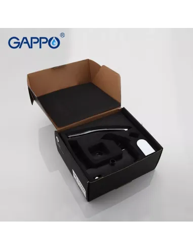 Змішувач для ванни Gappo G3250, чорний, з душовим набором