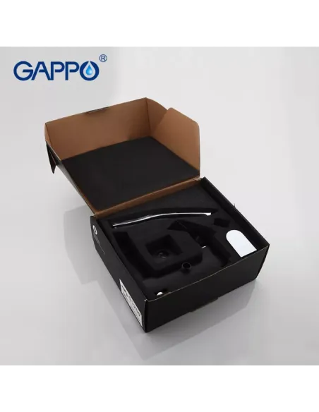 Змішувач для ванни Gappo G3250, чорний, з душовим набором