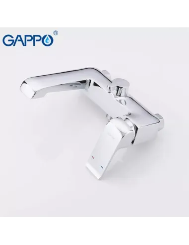 Смеситель для ванны Gappo G3250-8, хром, с душевым набором
