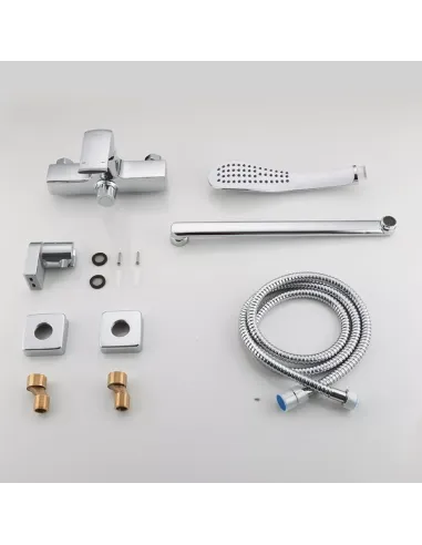 Смеситель для ванны Gappo G2250-8, хром, с душевым набором