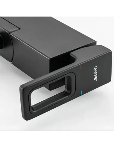 Смеситель для ванны Gappo G3217-6, черный, с душевым набором