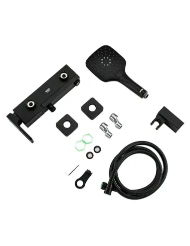 Смеситель для ванны Gappo G3217-6, черный, с душевым набором