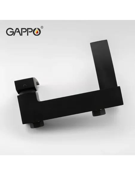 Змішувач для ванни Gappo G3207-6, чорний, з душовим набором