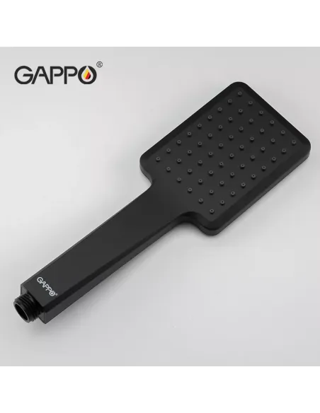 Змішувач для ванни Gappo G3207-6, чорний, з душовим набором