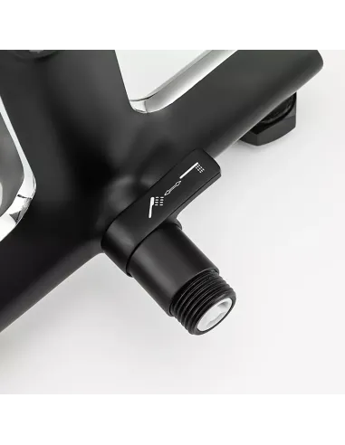 Смеситель для ванны Gappo G3203-6, черный, с душевым набором