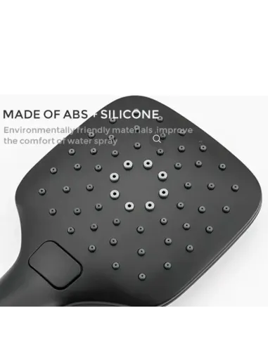 Змішувач для ванни на борт Gappo G1117-6, чорний, з душовим набором