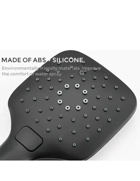 Змішувач для ванни на борт Gappo G1117-6, чорний, з душовим набором