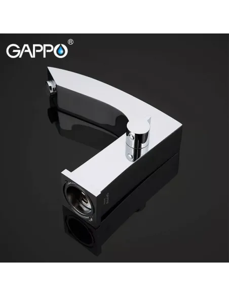 Змішувач для ванни на борт Gappo G1107, хром, з душовим набором