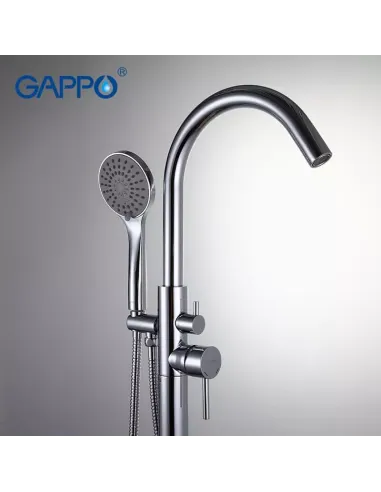 Напольный смеситель для ванны Gappo G3098, с душевым набором