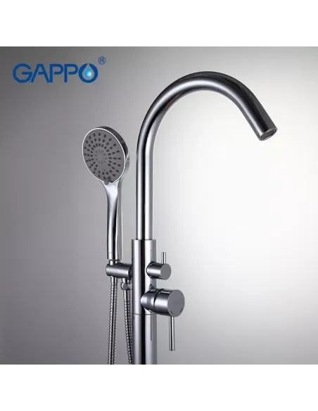 Напольный смеситель для ванны Gappo G3098, с душевым набором