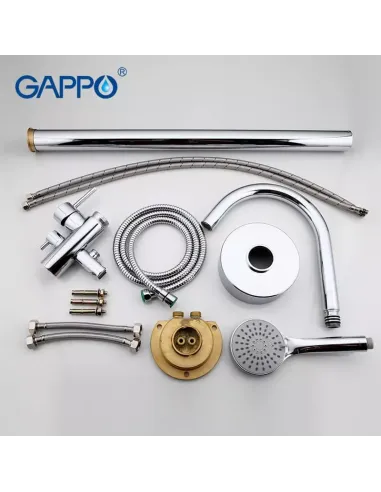 Напольный смеситель для ванны Gappo G3098, с душевым набором