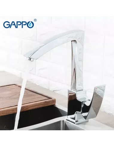 Змішувач одноважільний для кухні Gappo G4007, хром