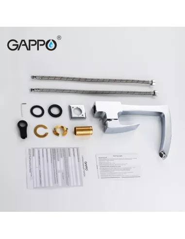 Змішувач одноважільний для кухні Gappo G4007, хром