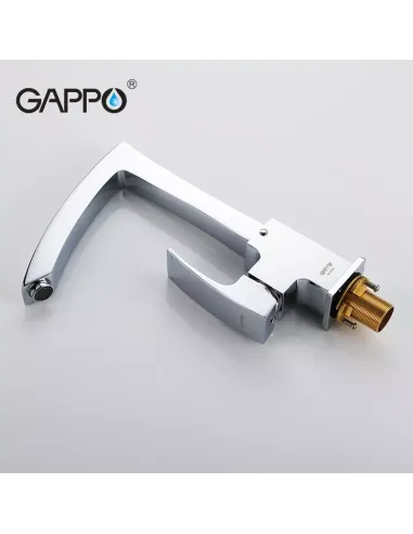 Змішувач одноважільний для кухні Gappo G4007, хром