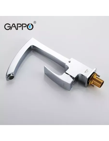 Змішувач одноважільний для кухні Gappo G4007, хром