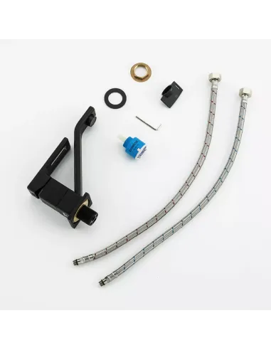 Смеситель однорычажный для кухни Gappo G4517-6, черный