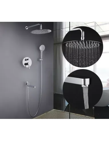 Душова система прихованого монтажу Gappo G7104, хром