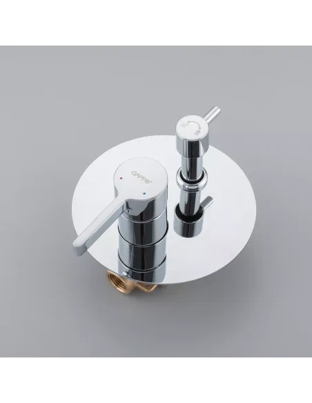 Душова система прихованого монтажу Gappo G7104, хром