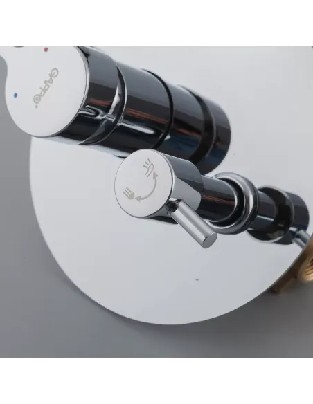 Душова система прихованого монтажу Gappo G7104, хром