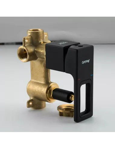 Душевая система скрытого монтажа Gappo G7117-6, черный