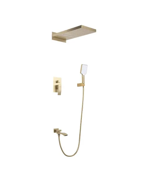 Душевая система скрытого монтажа Gappo G7107-73, золото