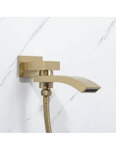 Душевая система скрытого монтажа Gappo G7107-73, золото