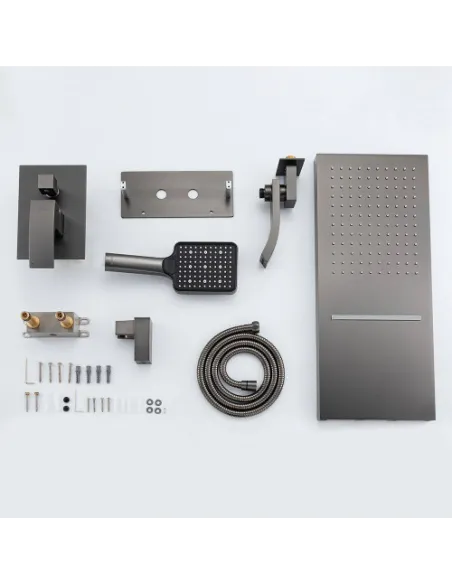 Душевая система скрытого монтажа Gappo G7107-79, серый