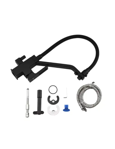 Смеситель для кухни с подключением к фильтру Gappo G4317-6, черный