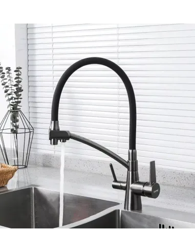 Змішувач для кухні з підключенням до фільтру Gappo G4398-19