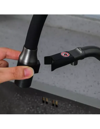 Смеситель для кухни с подключением к фильтру Gappo G4398-89, оружейная сталь