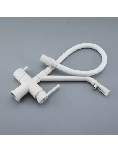 Змішувач для кухні з підключенням до фільтра Gappo G4398-88, білий