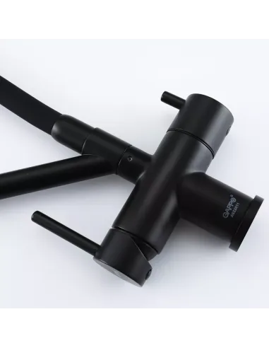 Смеситель для кухни с подключением к фильтру Gappo G4398-86, черный