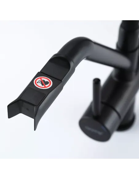 Смеситель для кухни с подключением к фильтру Gappo G4398-86, черный