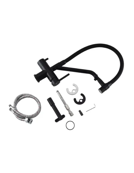 Смеситель для кухни с подключением к фильтру Gappo G4398-86, черный