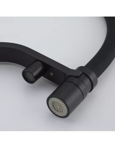 Смеситель для кухни с подключением к фильтру Gappo G4395-66, черный