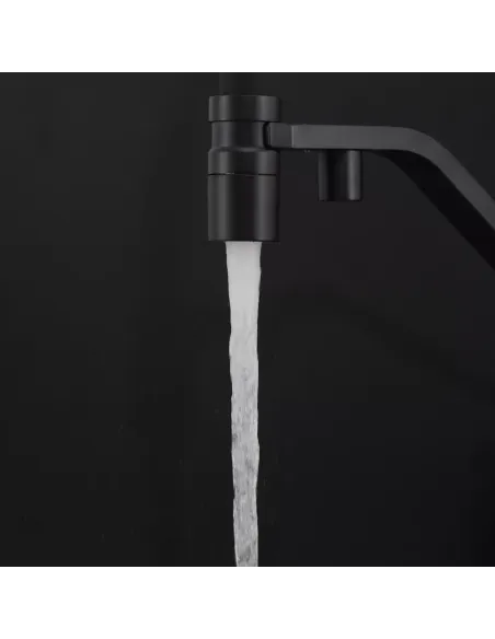 Смеситель для кухни с подключением к фильтру Gappo G4395-66, черный