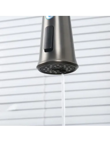 Смеситель для кухни с подключением к фильтру Gappo G4398-69, серый