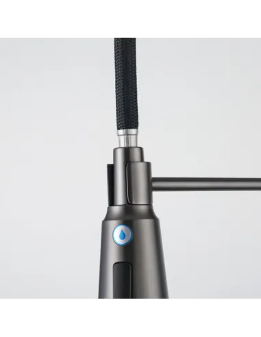 Смеситель для кухни с подключением к фильтру Gappo G4398-69, серый