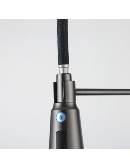 Смеситель для кухни с подключением к фильтру Gappo G4398-69, серый