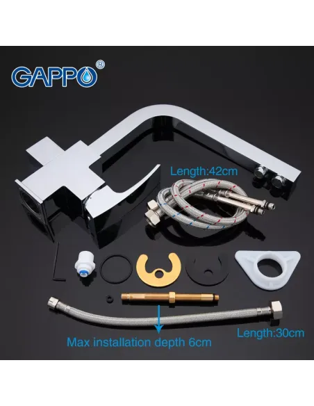 Змішувач для кухні з підключенням до фільтра Gappo G4307