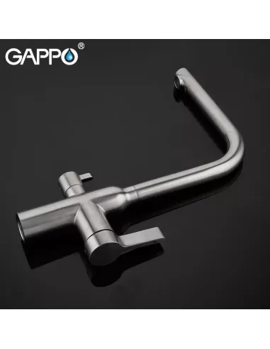 Змішувач для кухні з підключенням до фільтра Gappo G4399-4, сатин