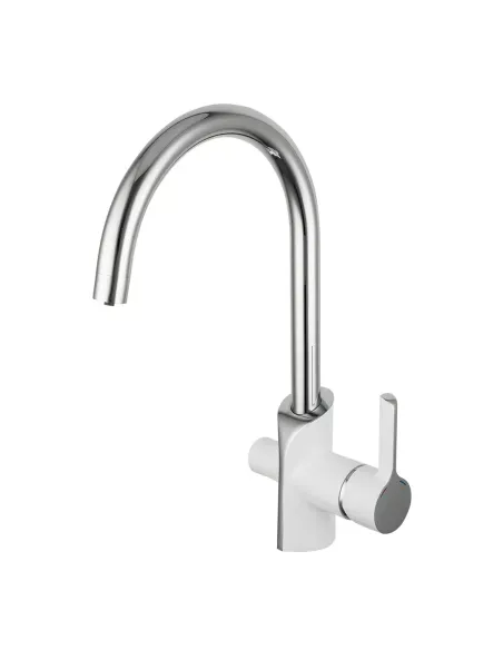 Змішувач для кухні з підключенням до фільтра Gappo G4303-8, білий