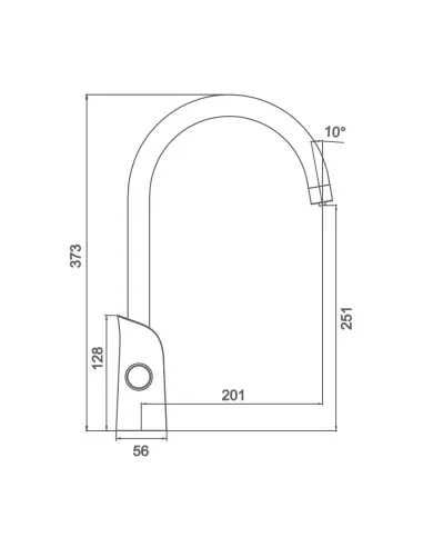 Змішувач для кухні з підключенням до фільтра Gappo G4303-8, білий