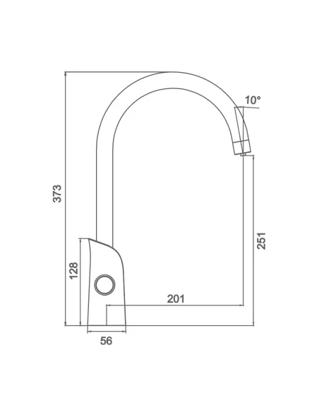 Змішувач для кухні з підключенням до фільтра Gappo G4303-8, білий
