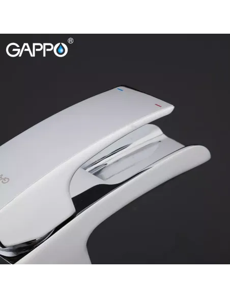 Смеситель для умывальника Gappo G1007-20 каскадный излив