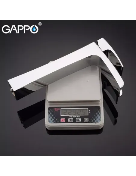 Смеситель для умывальника Gappo G1007-21, высокий, каскадный излив