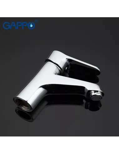 Смеситель для умывальника Gappo G1036, хром, однорычажный