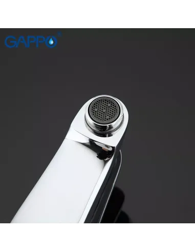 Смеситель для умывальника Gappo G1036, хром, однорычажный
