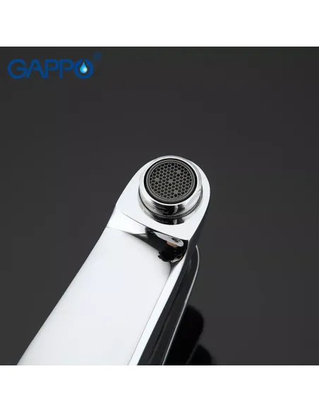 Смеситель для умывальника Gappo G1036, хром, однорычажный